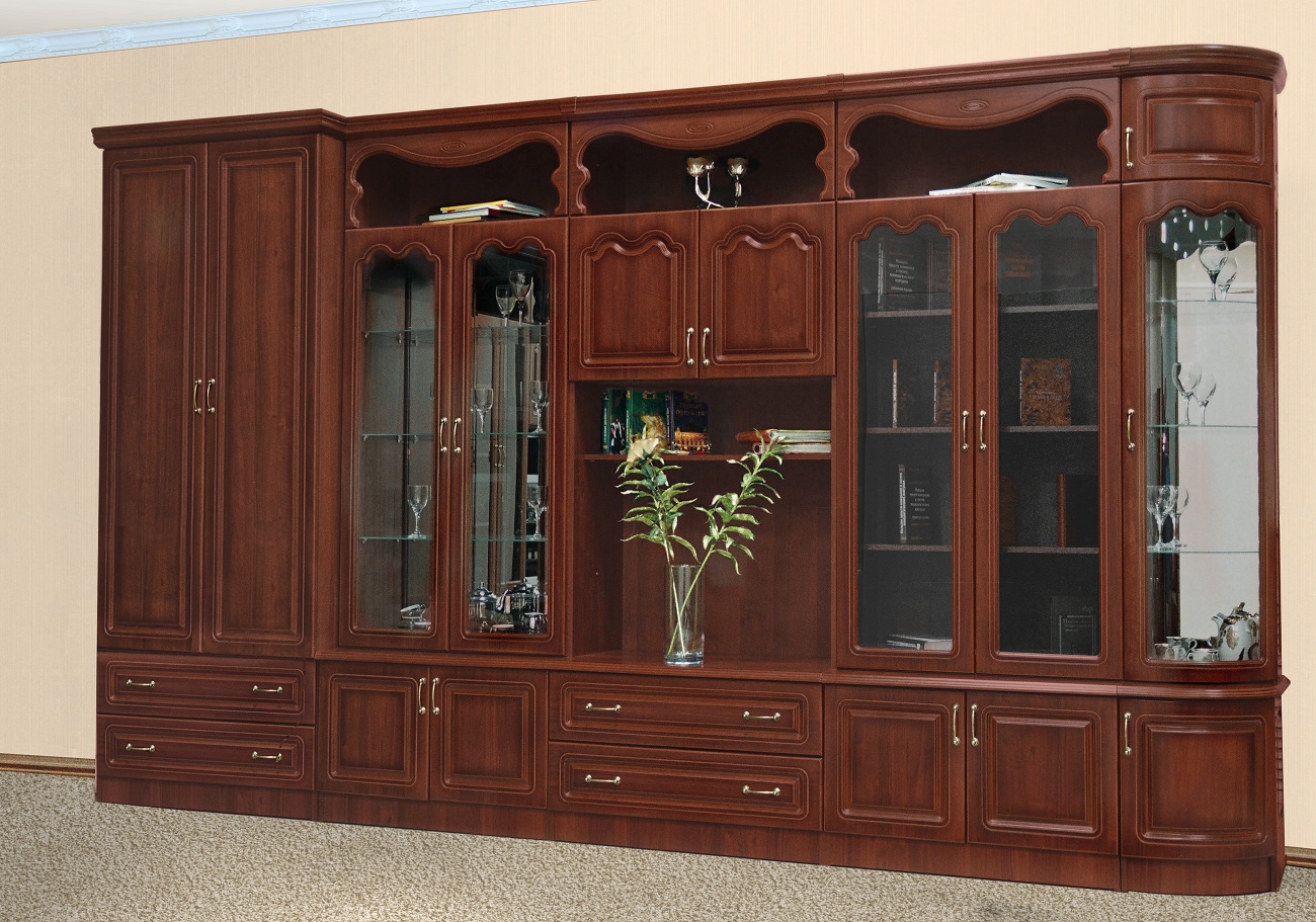 Стенка в гостиную Цнинский 3 модуль 4 современный дизайн ТАМБОВМЕБЕЛЬ